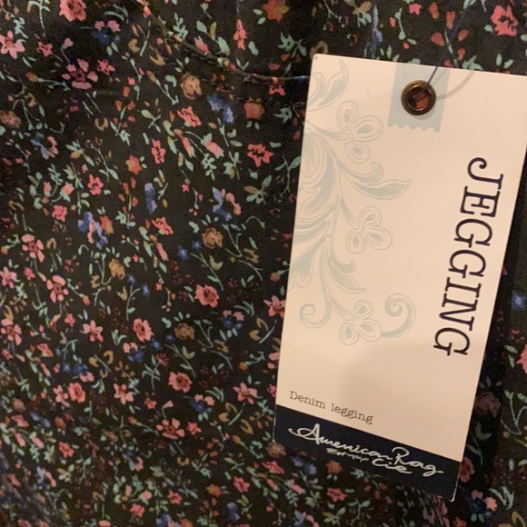 American Rag C I E Floral Pant Jeggings 3X - R - Picture 2 of 4